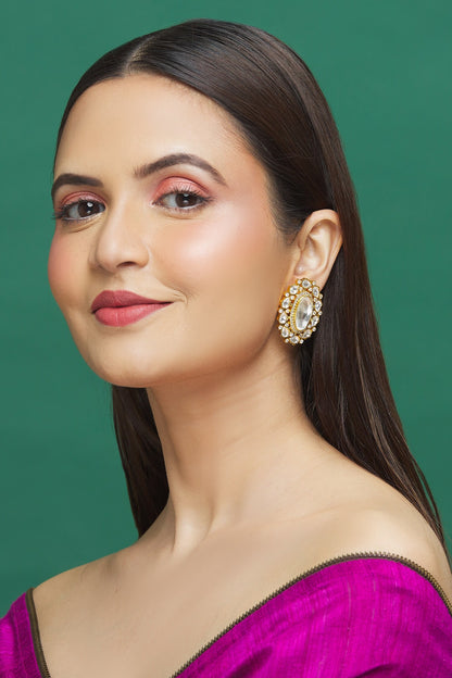 Kundan Embellished Studs 