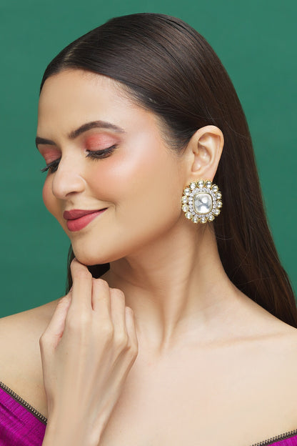 Stone Embellished Studs 