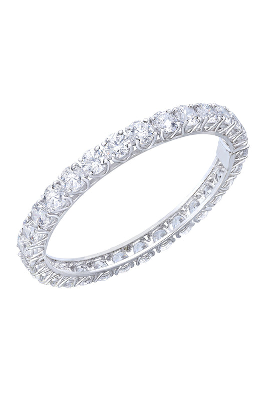 Swarovski Round Stone Embellished Bangle 