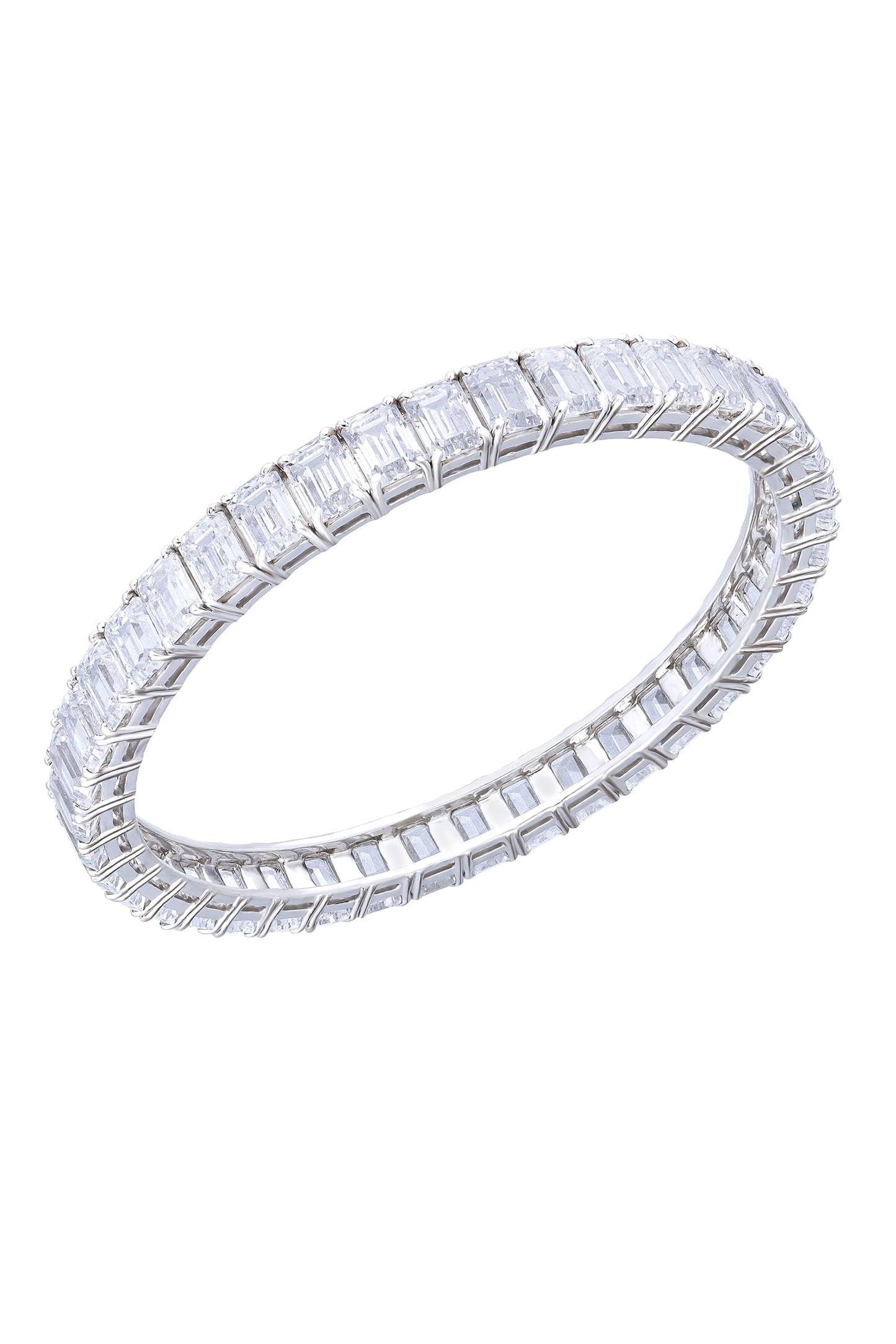 Swarovski Octagon Stone Embellished Bangle 