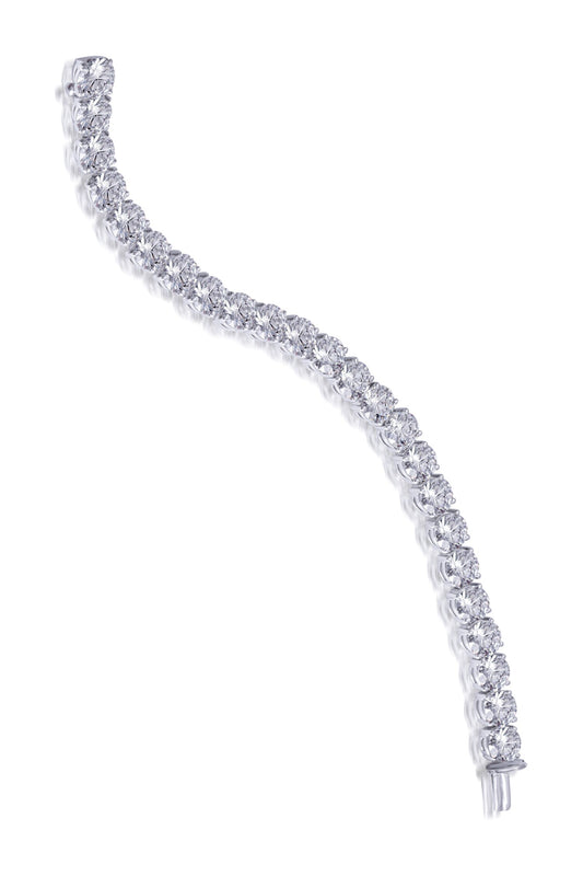 Swarovski Stone Embellished Tennis Bracelet 