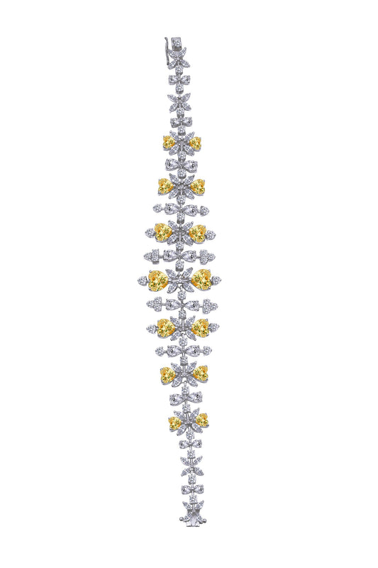 Swarovski Zirconia Embellished Cuff Bracelet 