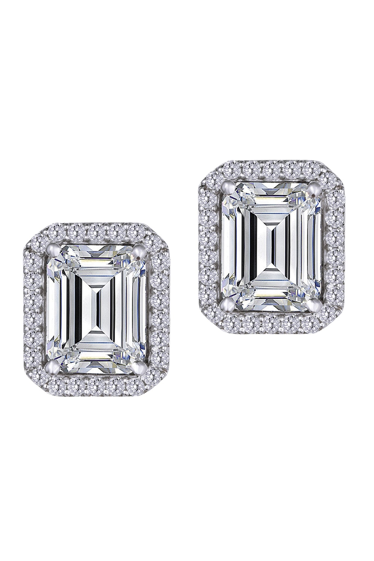 Octagon Shaped Embellished Studs 
