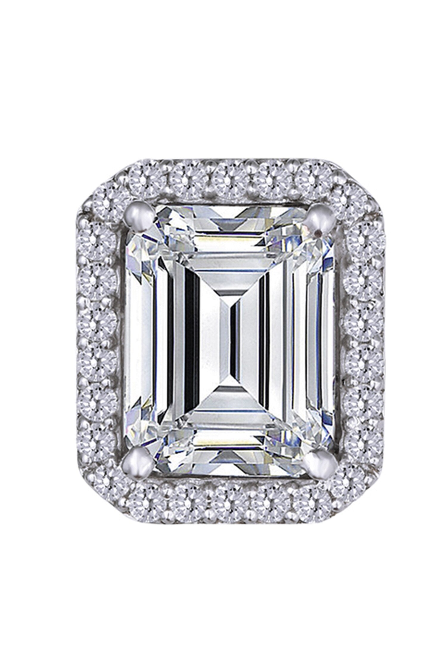 Octagon Shaped Embellished Studs 