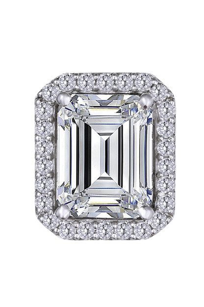 Octagon Shaped Embellished Studs 