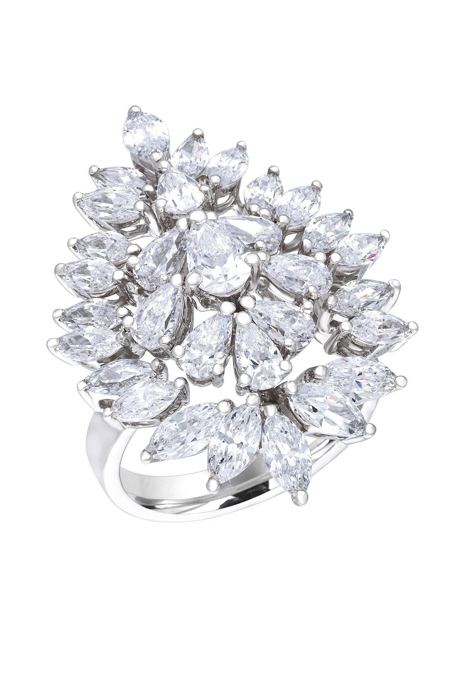 Tear Drop Shaped Ring 