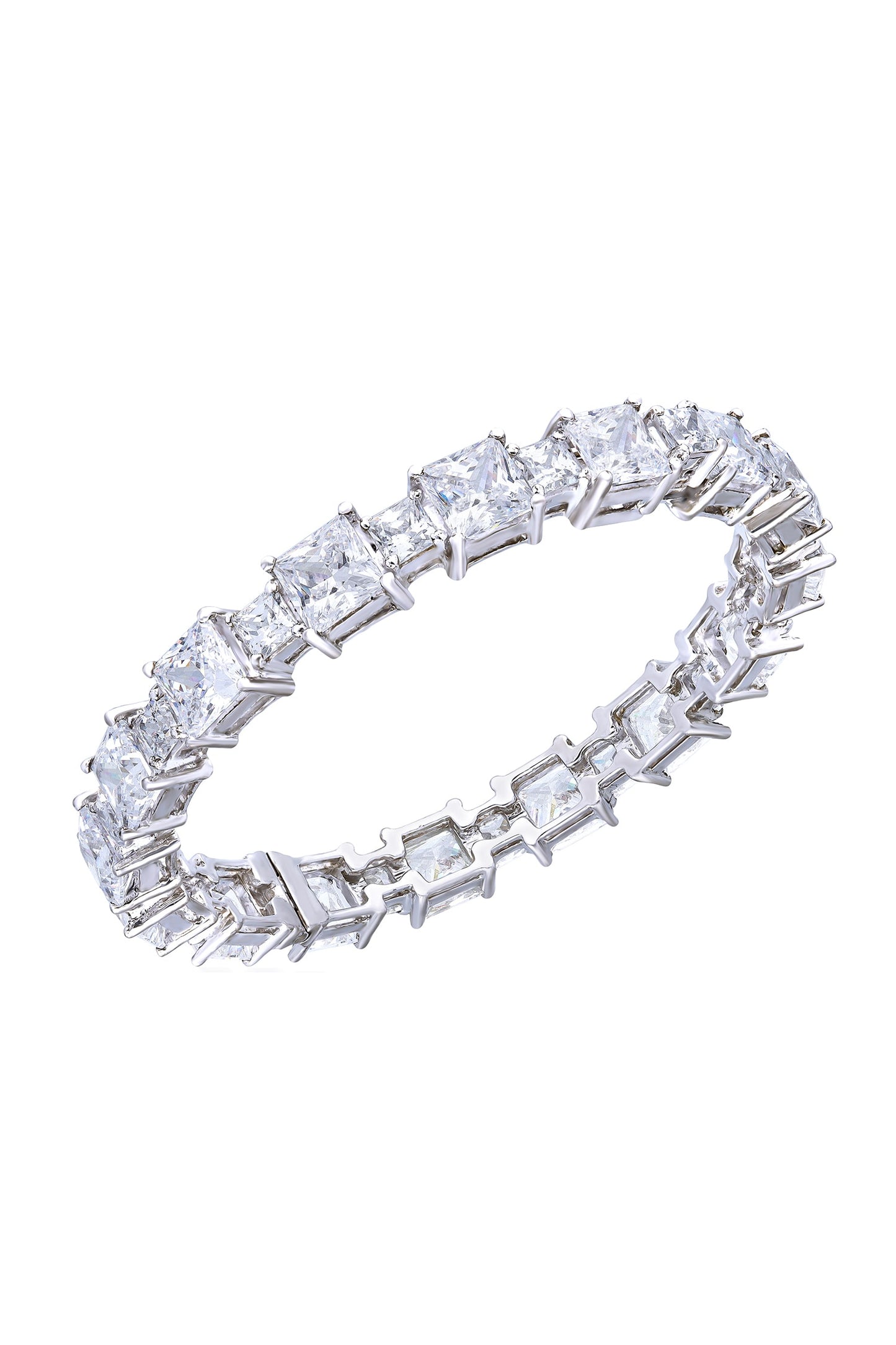 Zirconia Stone Embellished Bangle 