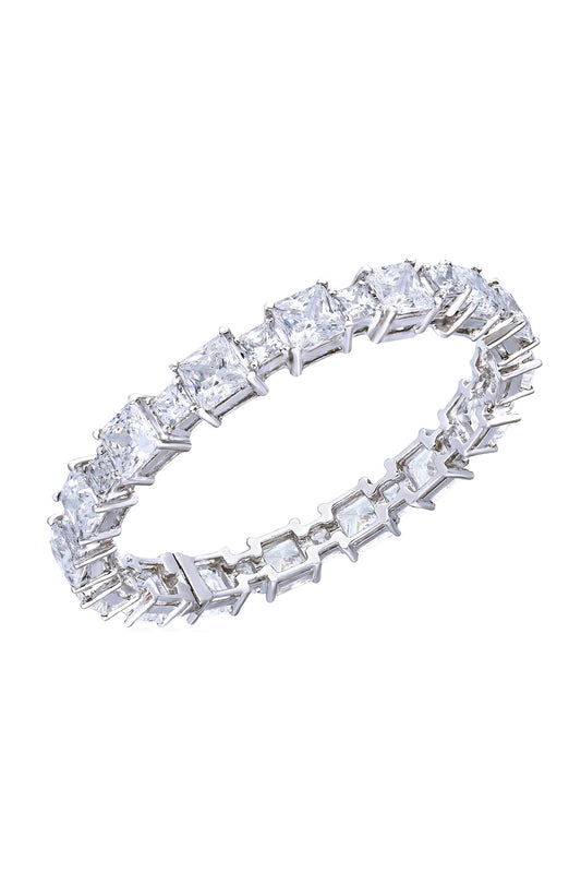 Zirconia Stone Embellished Bangle 