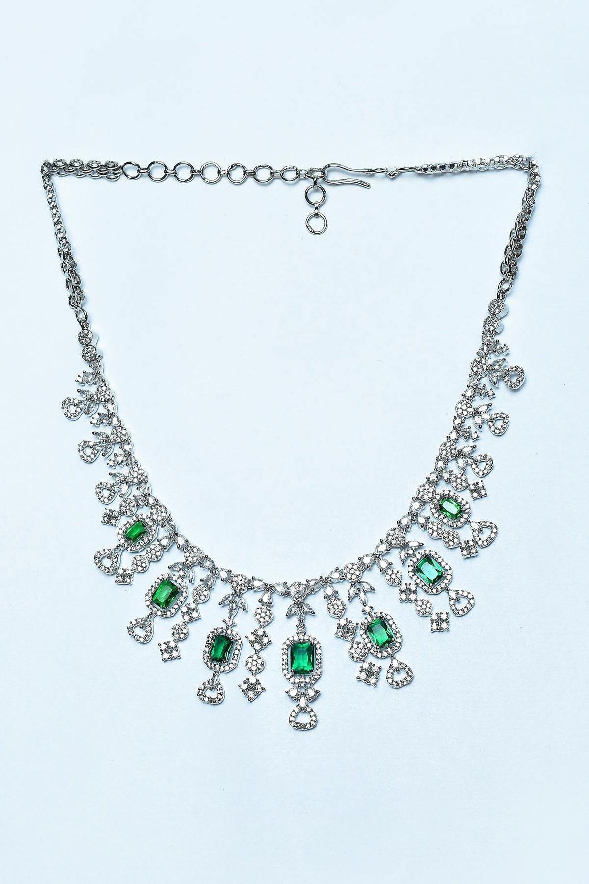 American Diamond Embellished Necklace Set 