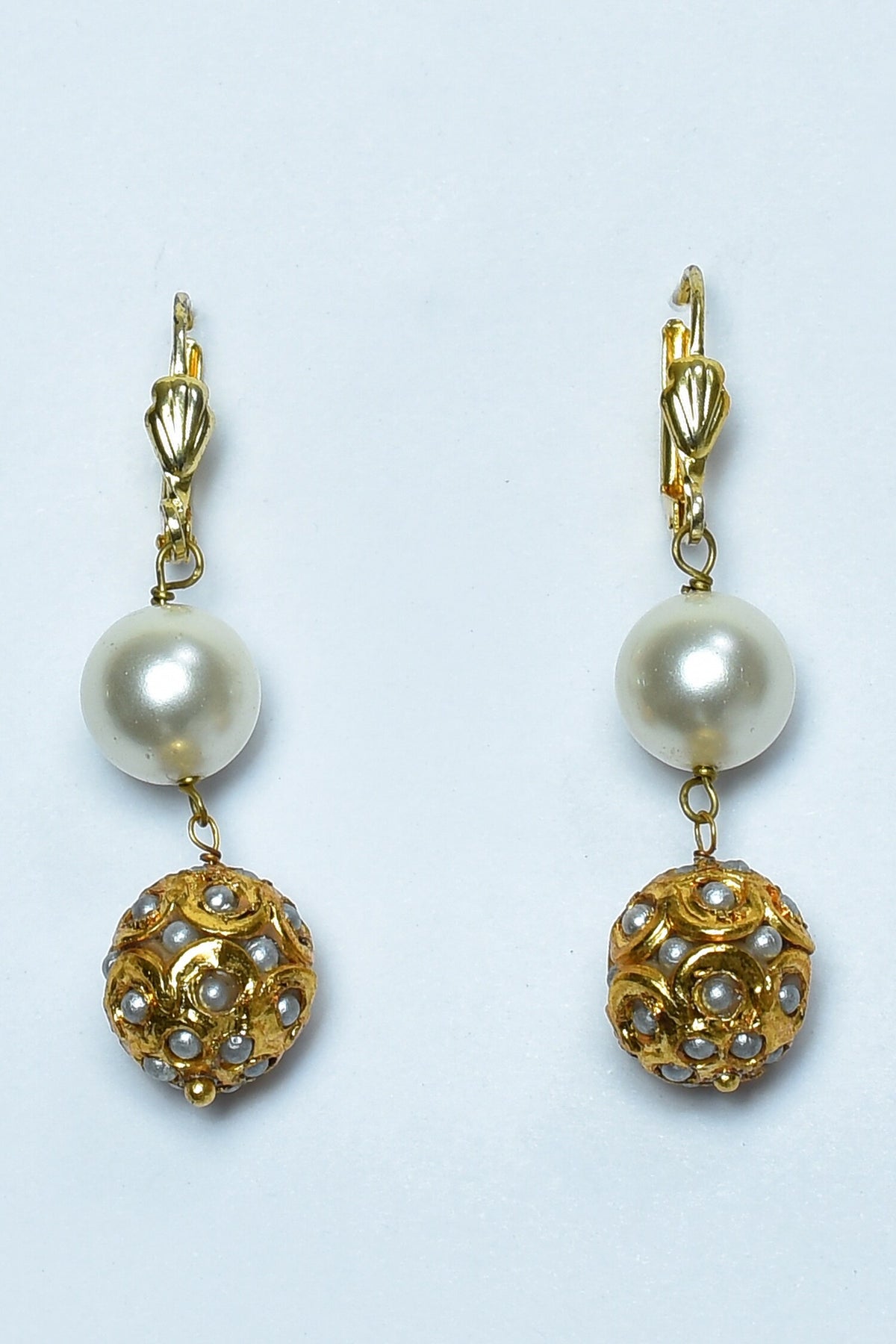 Pearl Embellished Necklace Set 