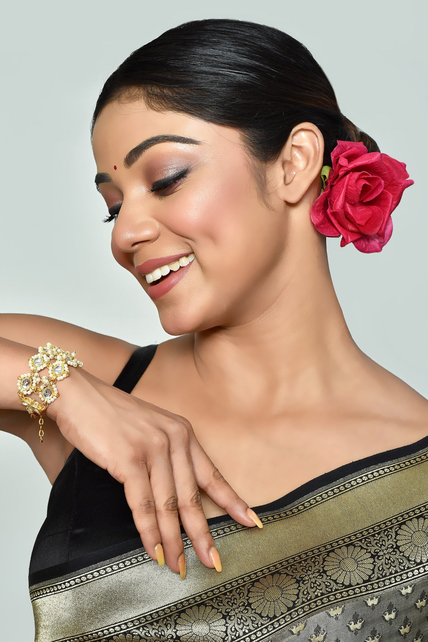 Kundan Embellished Bracelet 