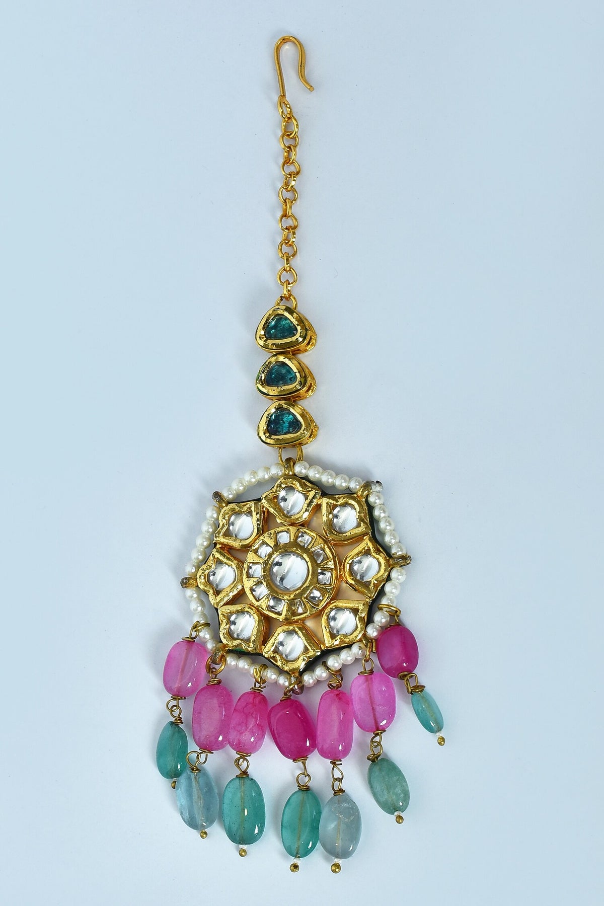 Beads Embellished Maangtikka 