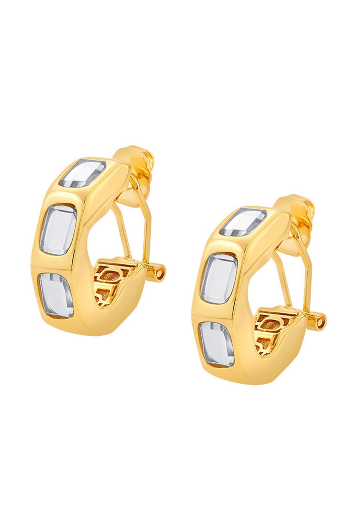 Just Jamiti Mirror Hoops 