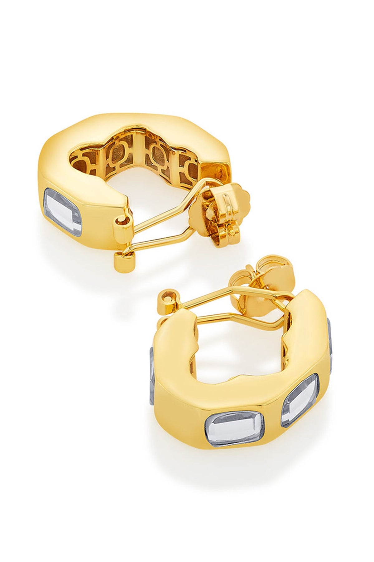 Just Jamiti Mirror Hoops 