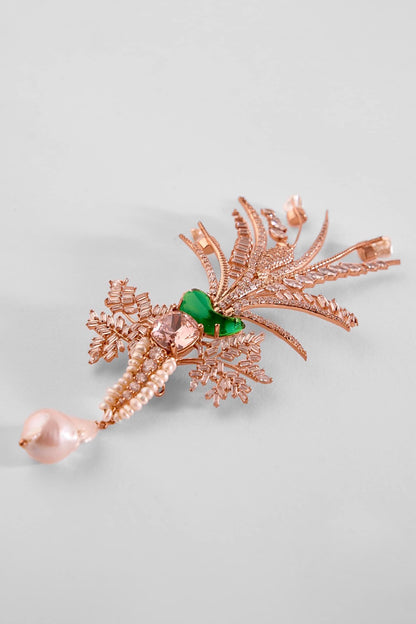 Le Sunset Palm Brooch 