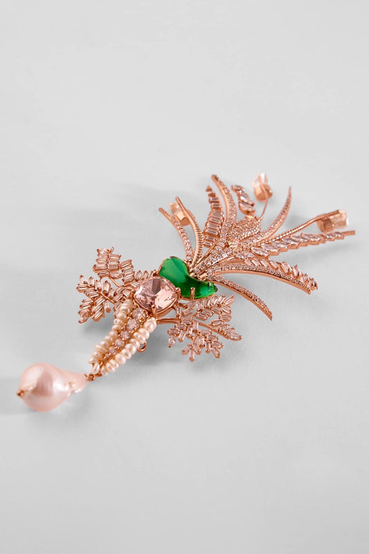 Le Sunset Palm Brooch 
