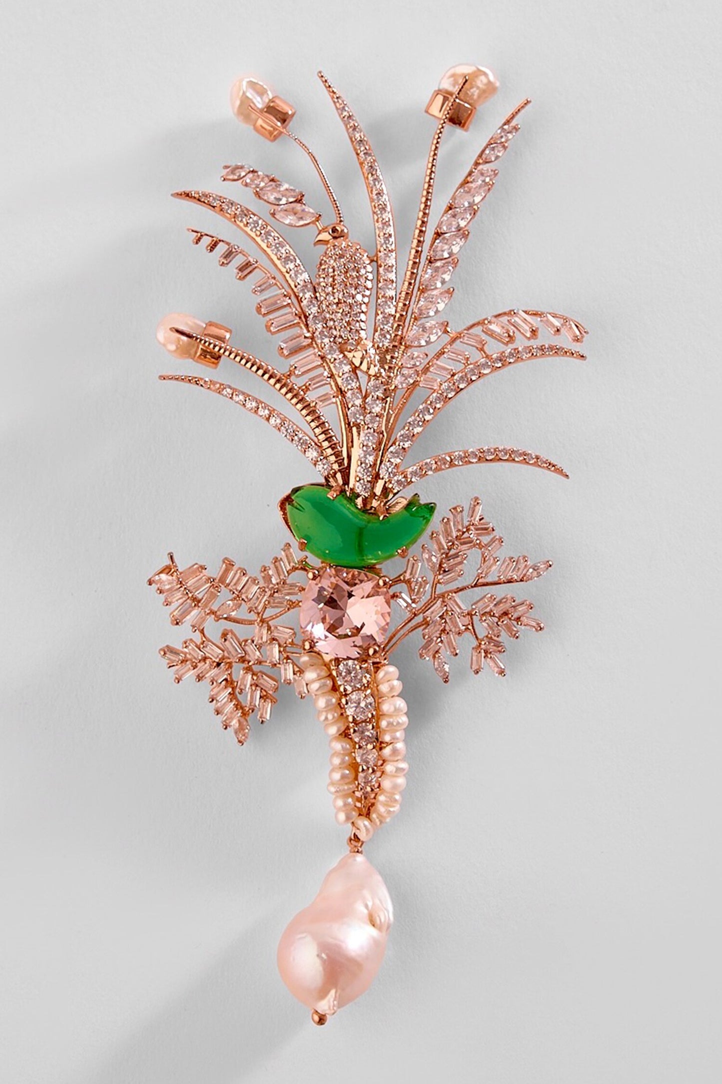 Le Sunset Palm Brooch 
