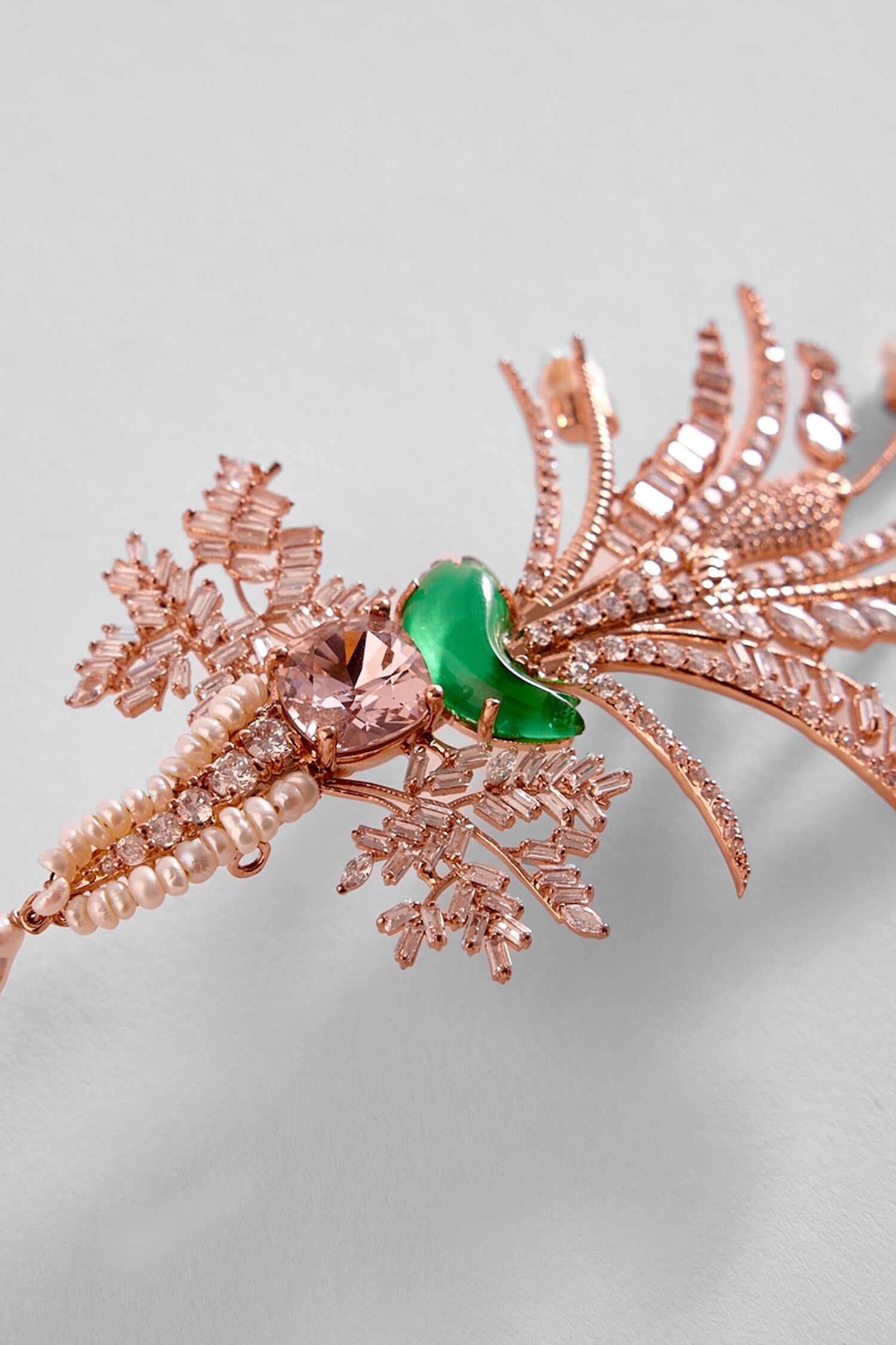 Le Sunset Palm Brooch 