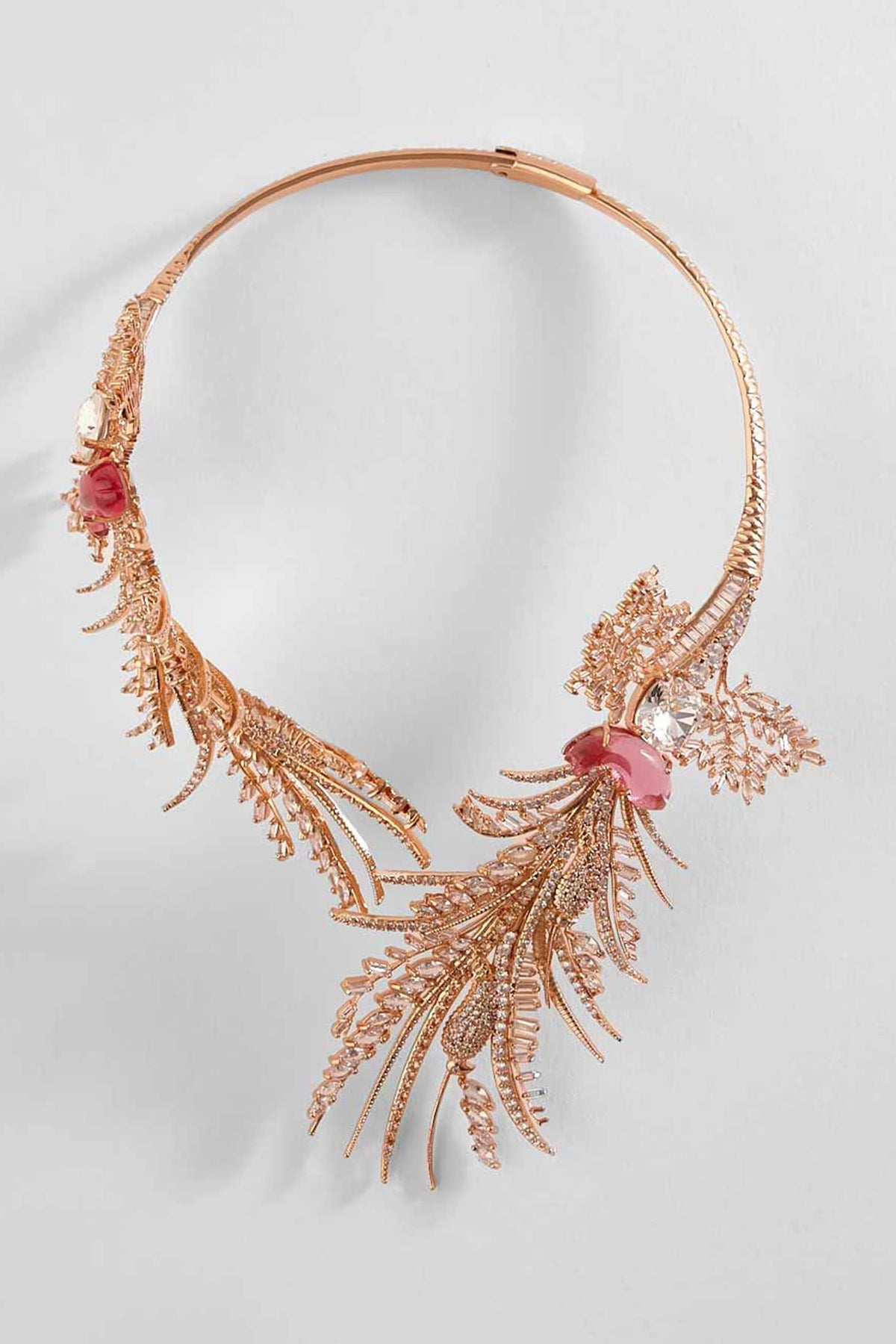 Le Sunset Palm Open Choker Necklace 