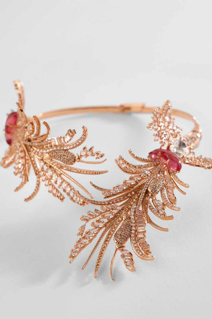 Le Sunset Palm Open Choker Necklace 