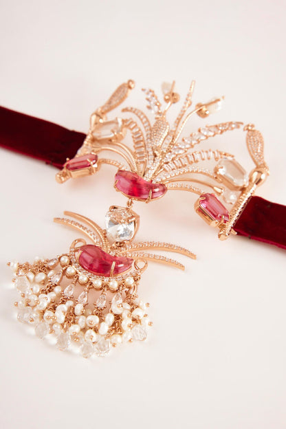 Le Sunset Embellished Choker Necklace 