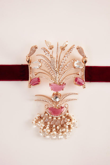 Le Sunset Embellished Choker Necklace 