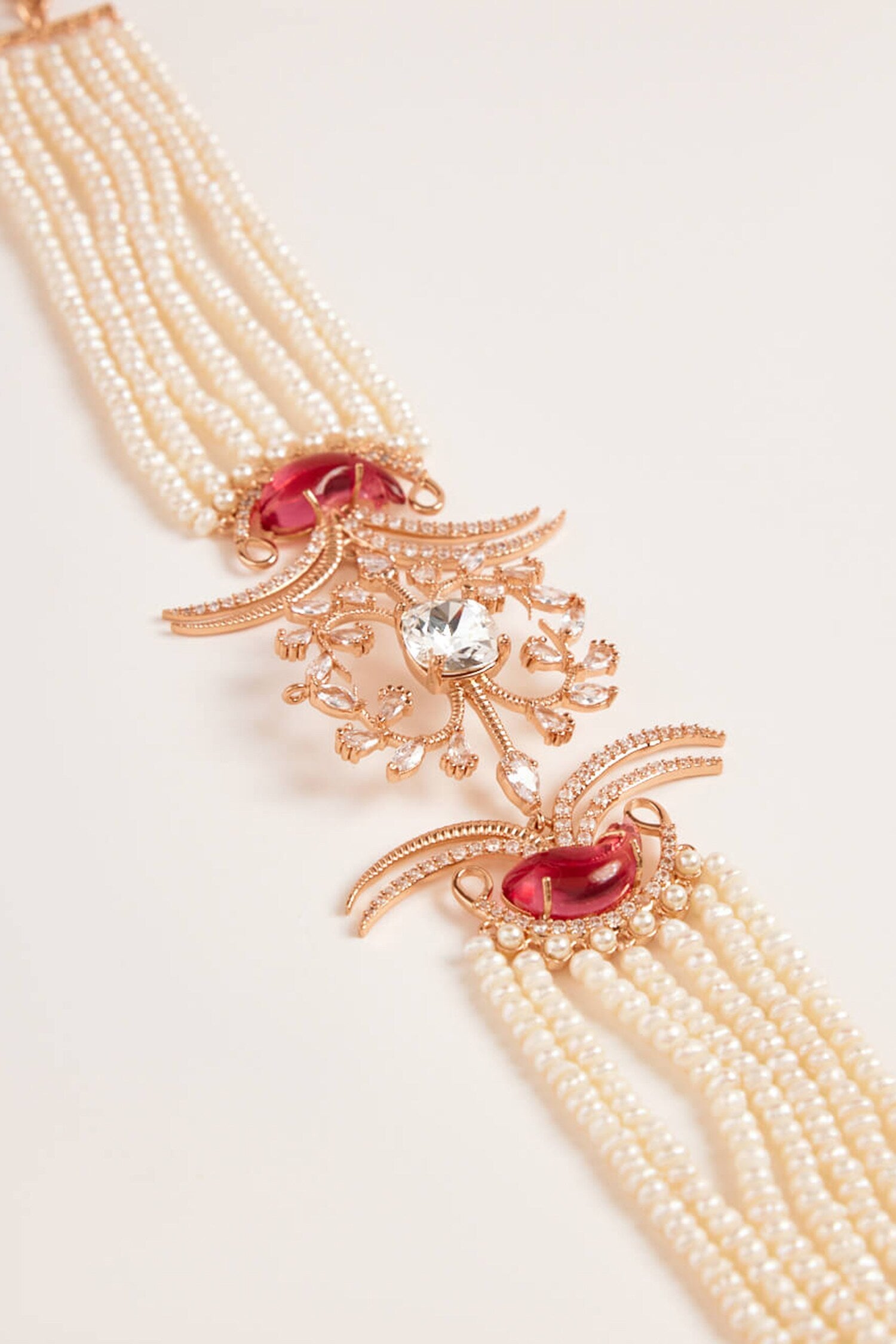 Le Palm Double Fish Choker Necklace 