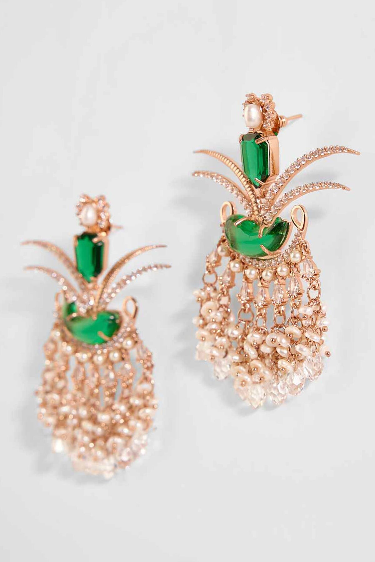 Le Palm Fish Earrings 