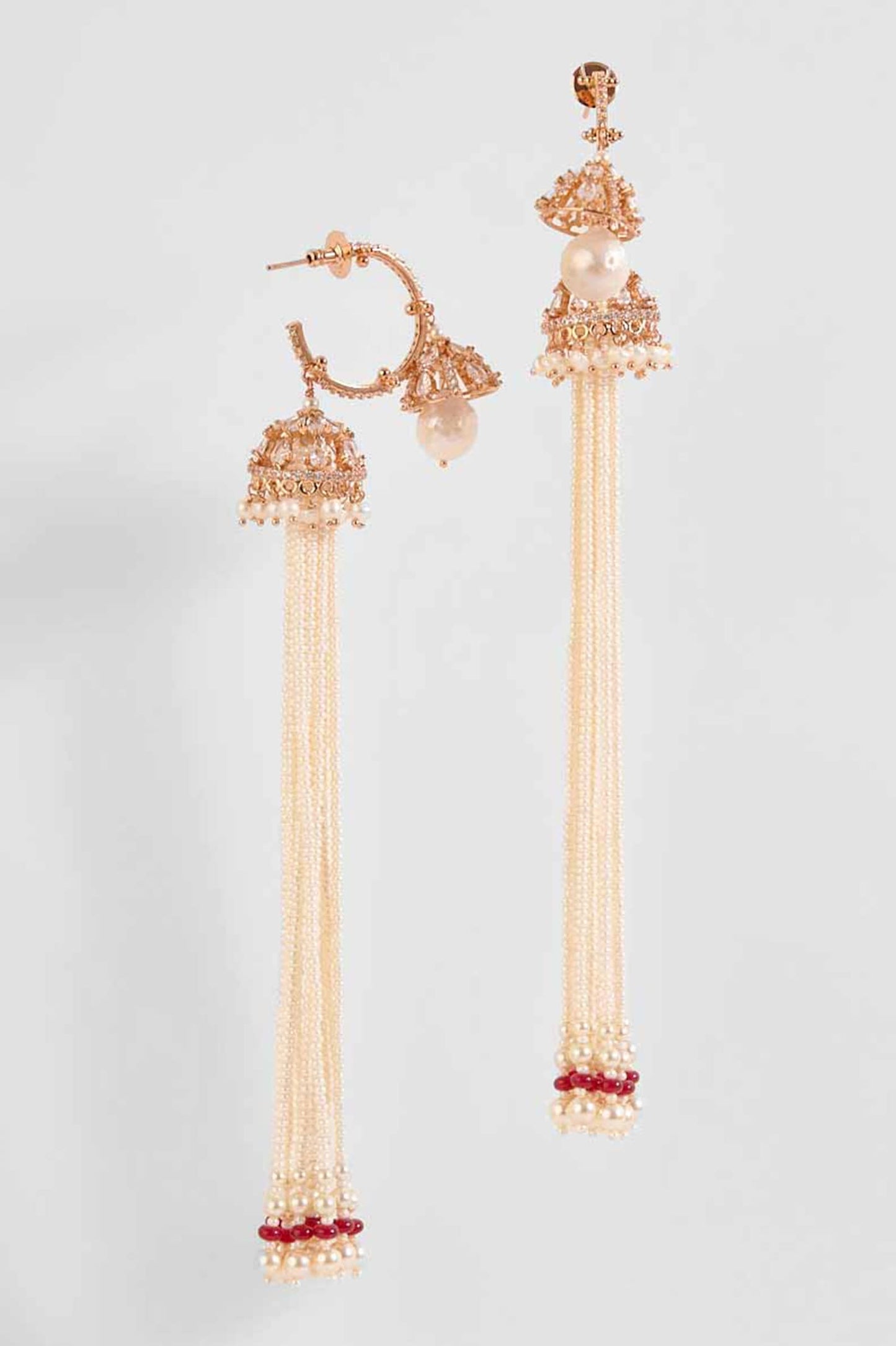 The Paloma Pearl Hoop Earrings 