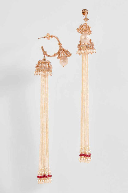 The Paloma Pearl Hoop Earrings 