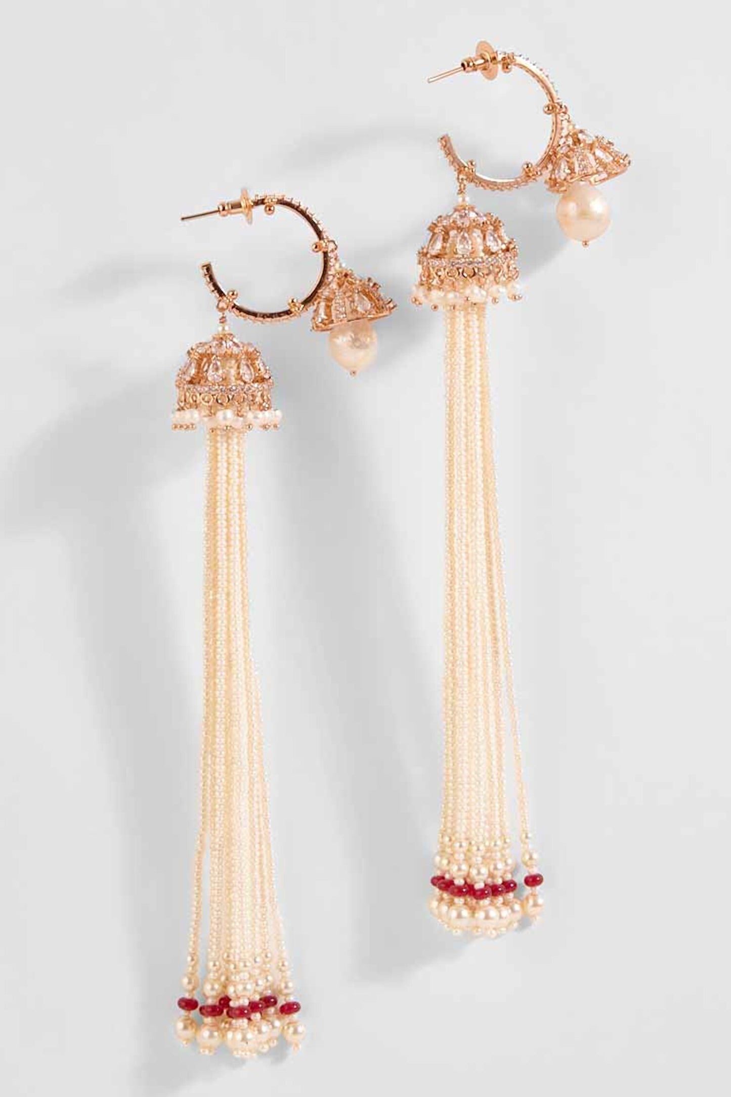 The Paloma Pearl Hoop Earrings 