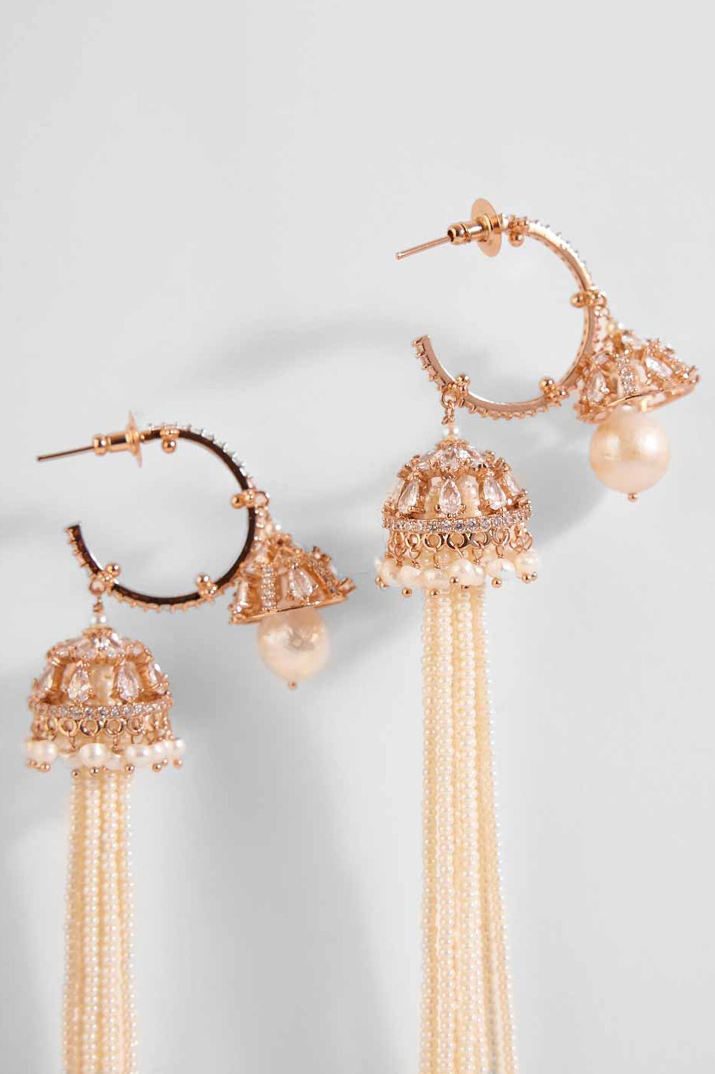 The Paloma Pearl Hoop Earrings 