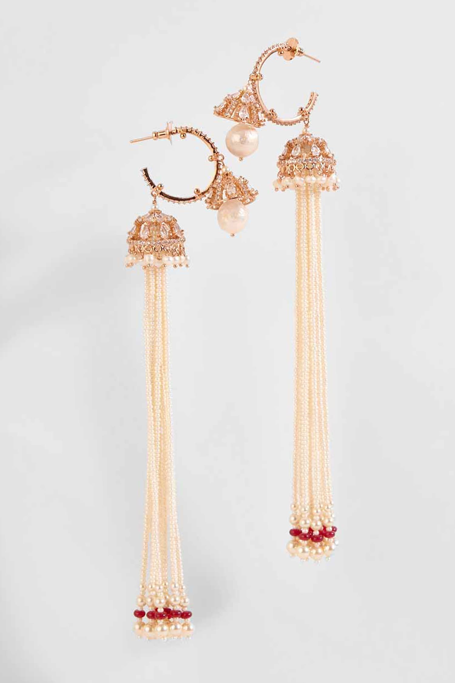 The Paloma Pearl Hoop Earrings 