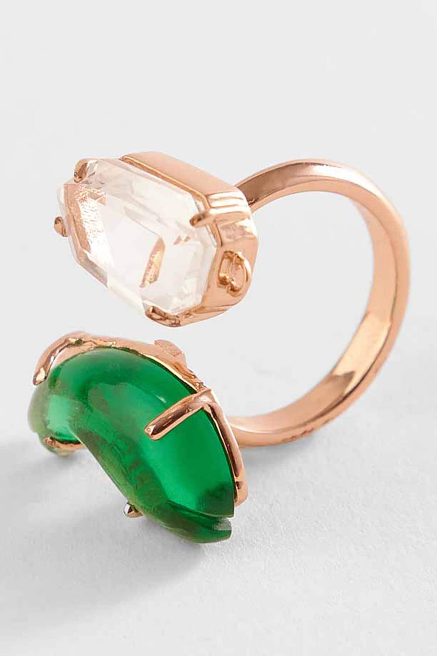 Le Cleo Crystal Embellished Ring 