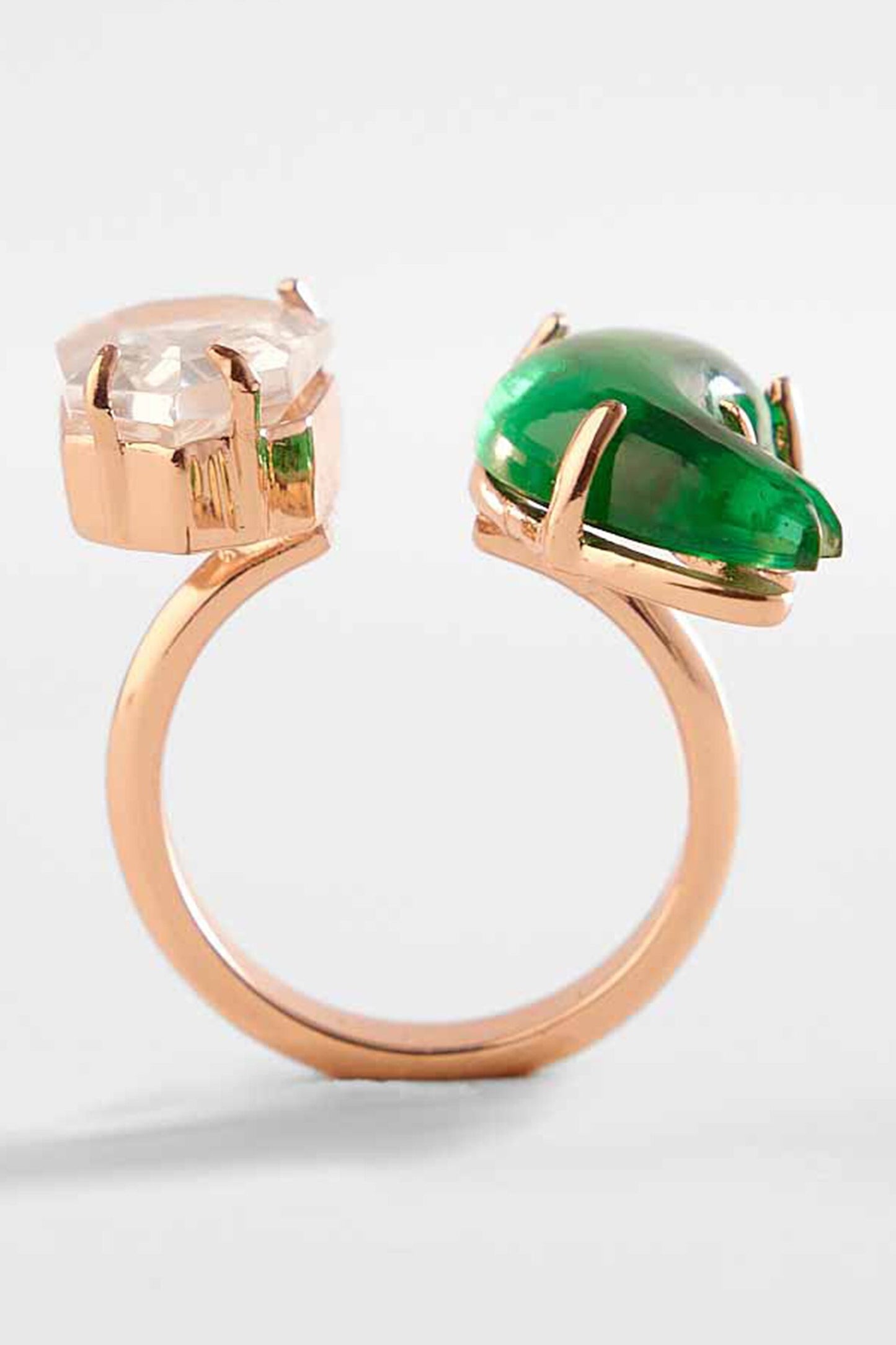 Le Cleo Crystal Embellished Ring 