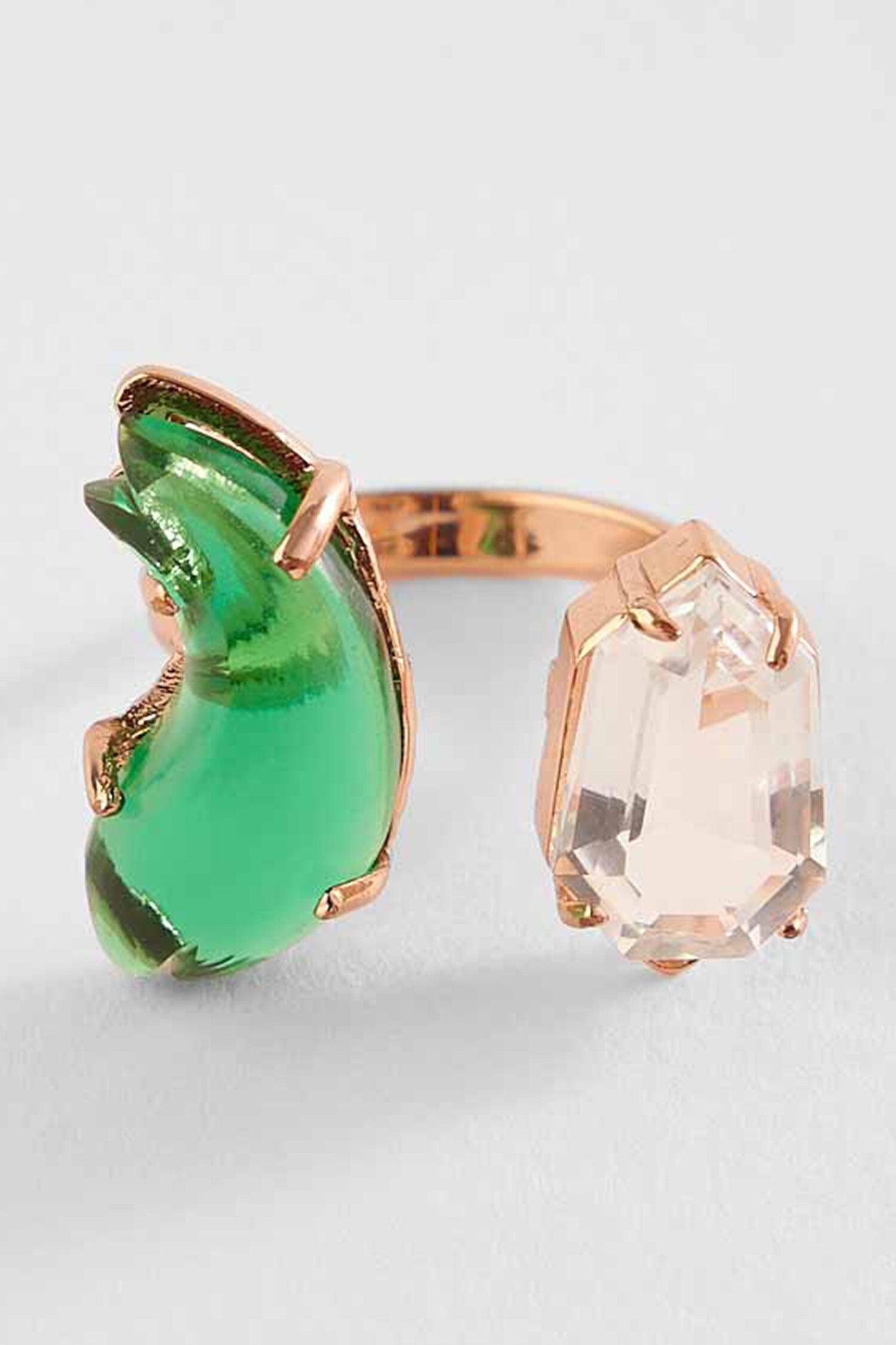 Le Cleo Crystal Embellished Ring 
