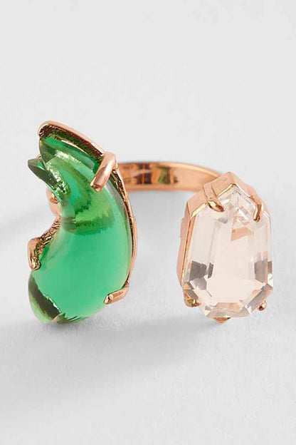 Le Cleo Crystal Embellished Ring 