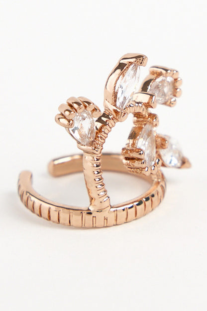 The Acai Cubic Zirconia Embellished Midi Ring 