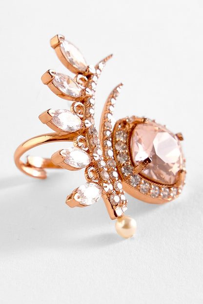 The Seine Carved Stone Ring 