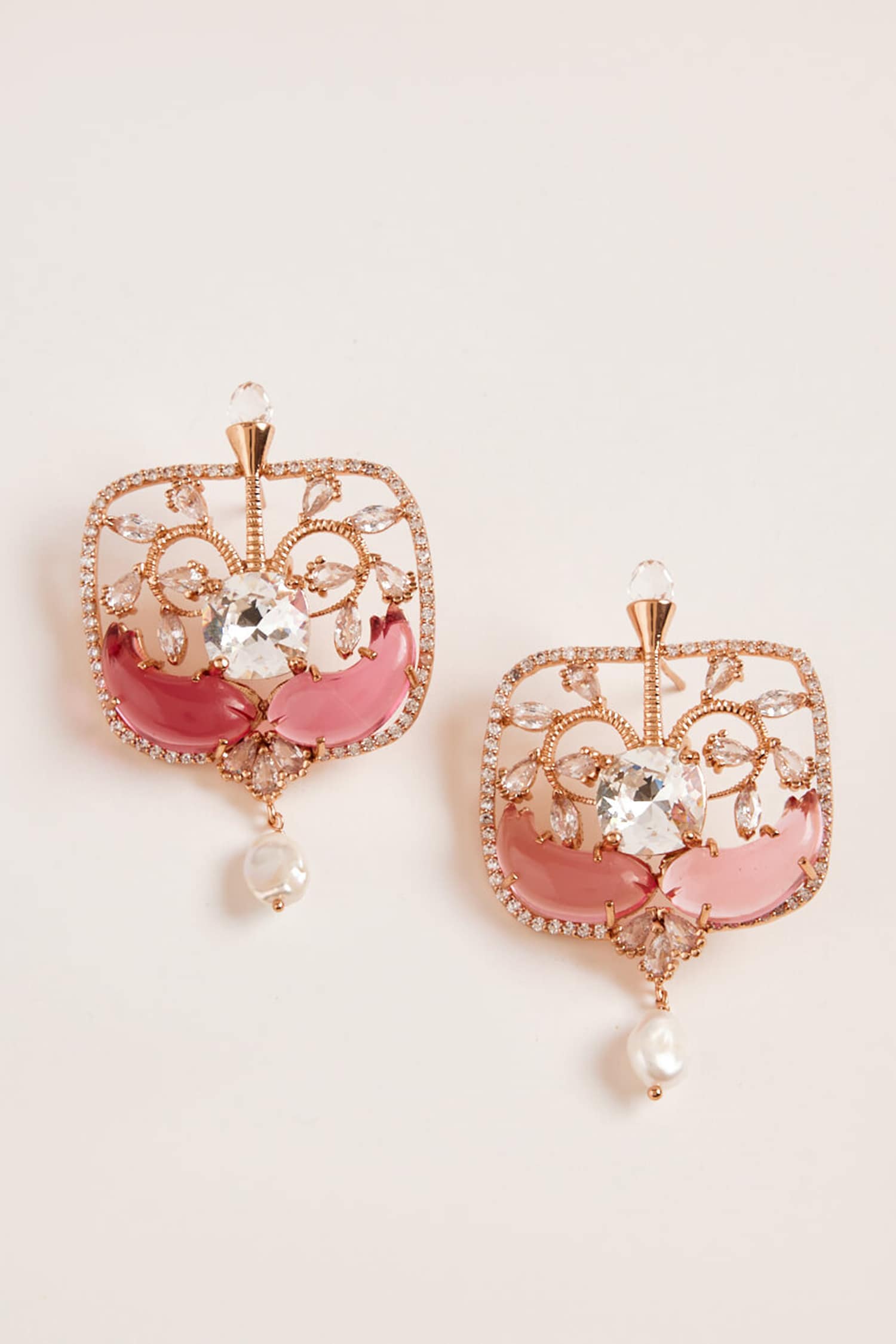 Le Praia Pearl Embellished Earrings 