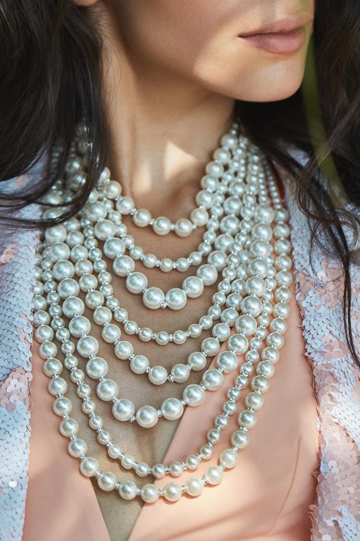 Lumi Embellished Layered Necklace 