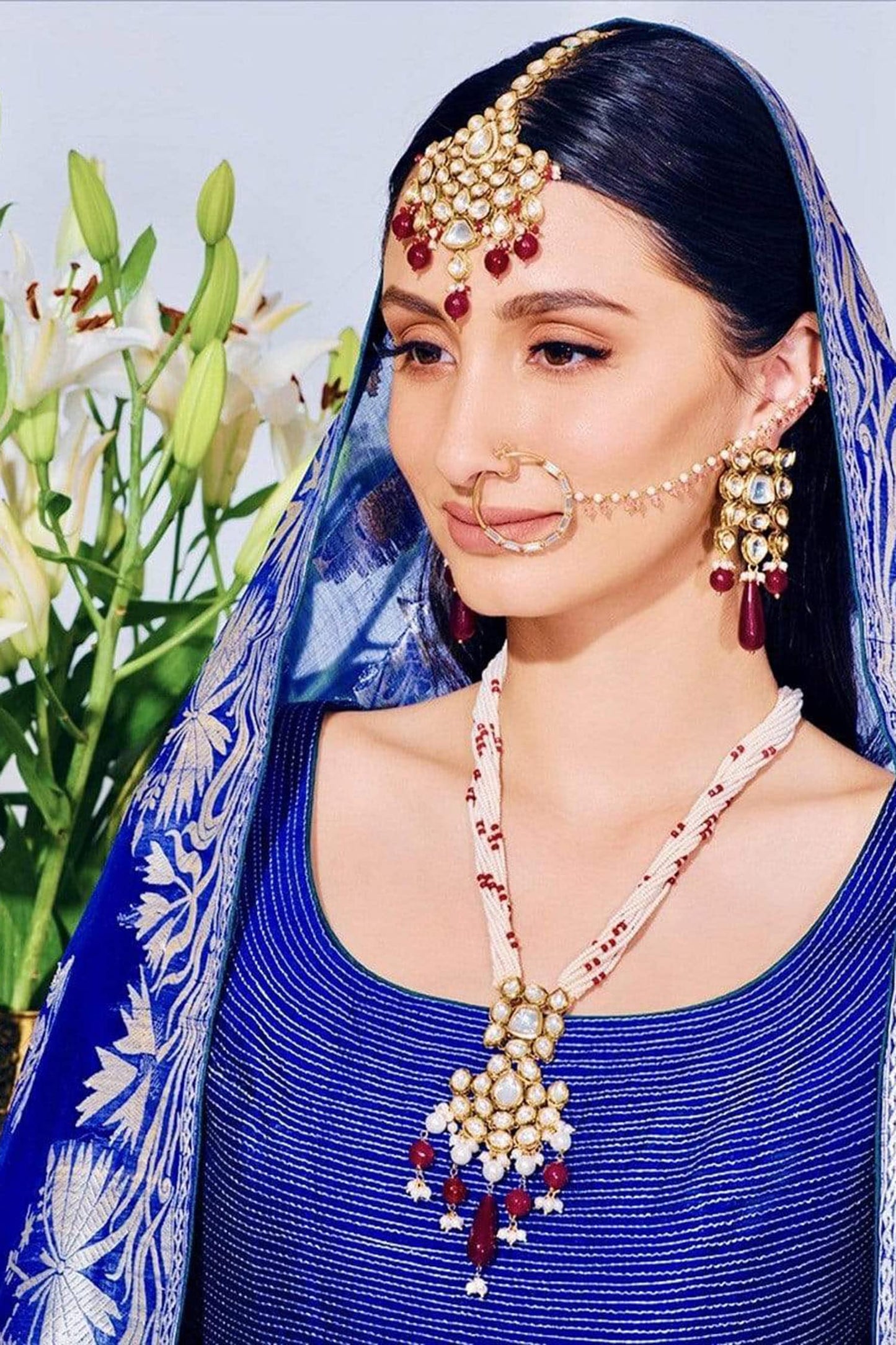 Majeri Embellished Pendant Necklace 