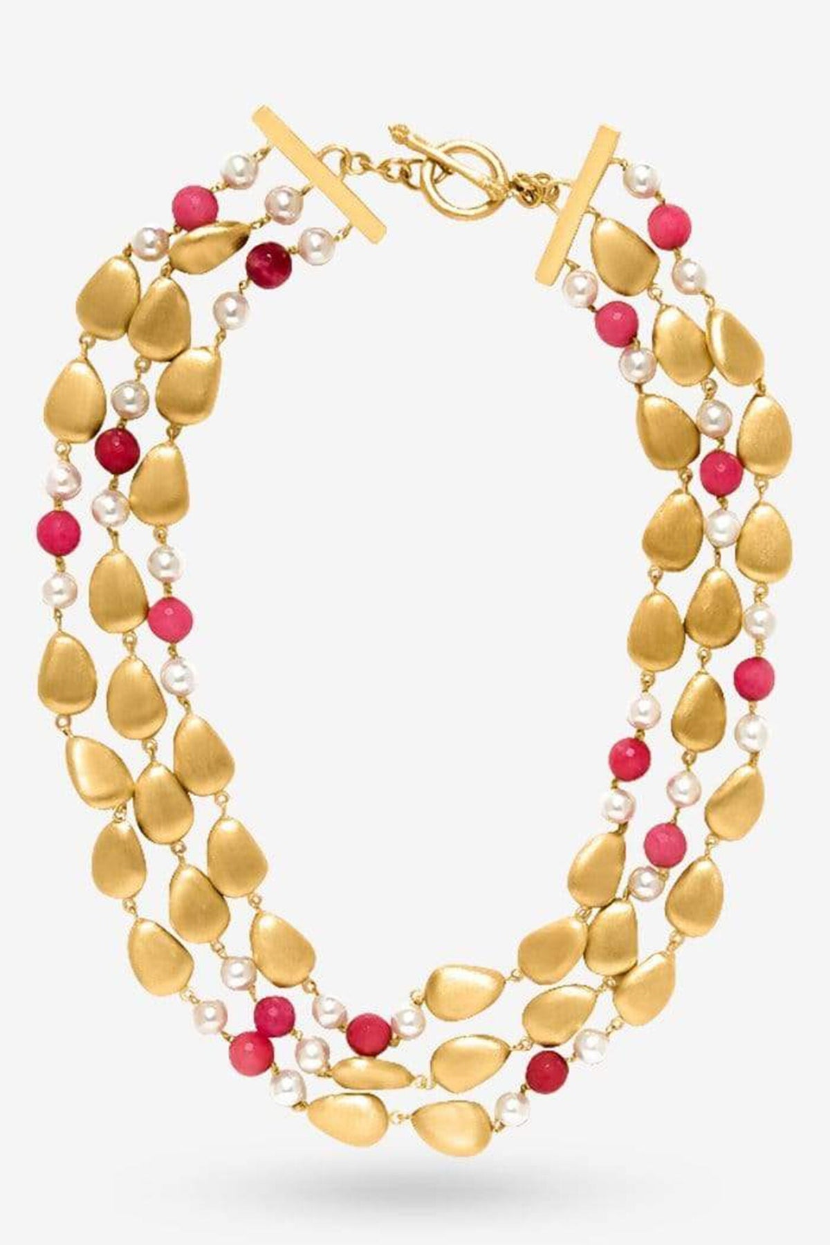 Claudia Bead Layered Necklace 