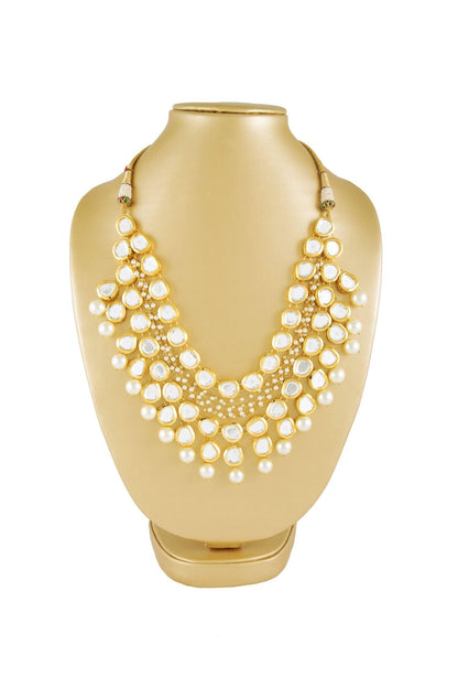 Kundan & Pearl Layered Necklace 