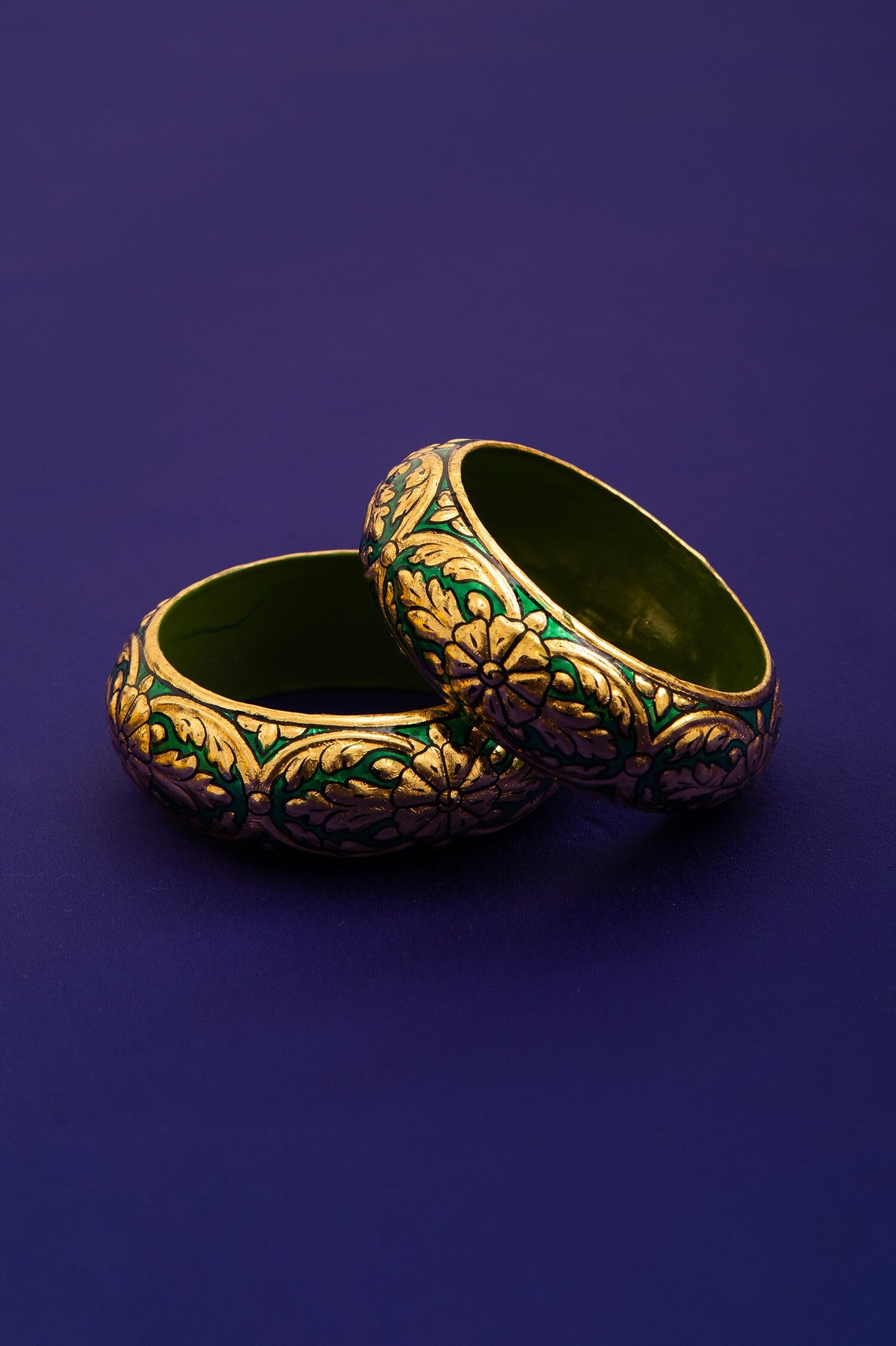 Kairi Floral Pattern Bangle - Single Pc 