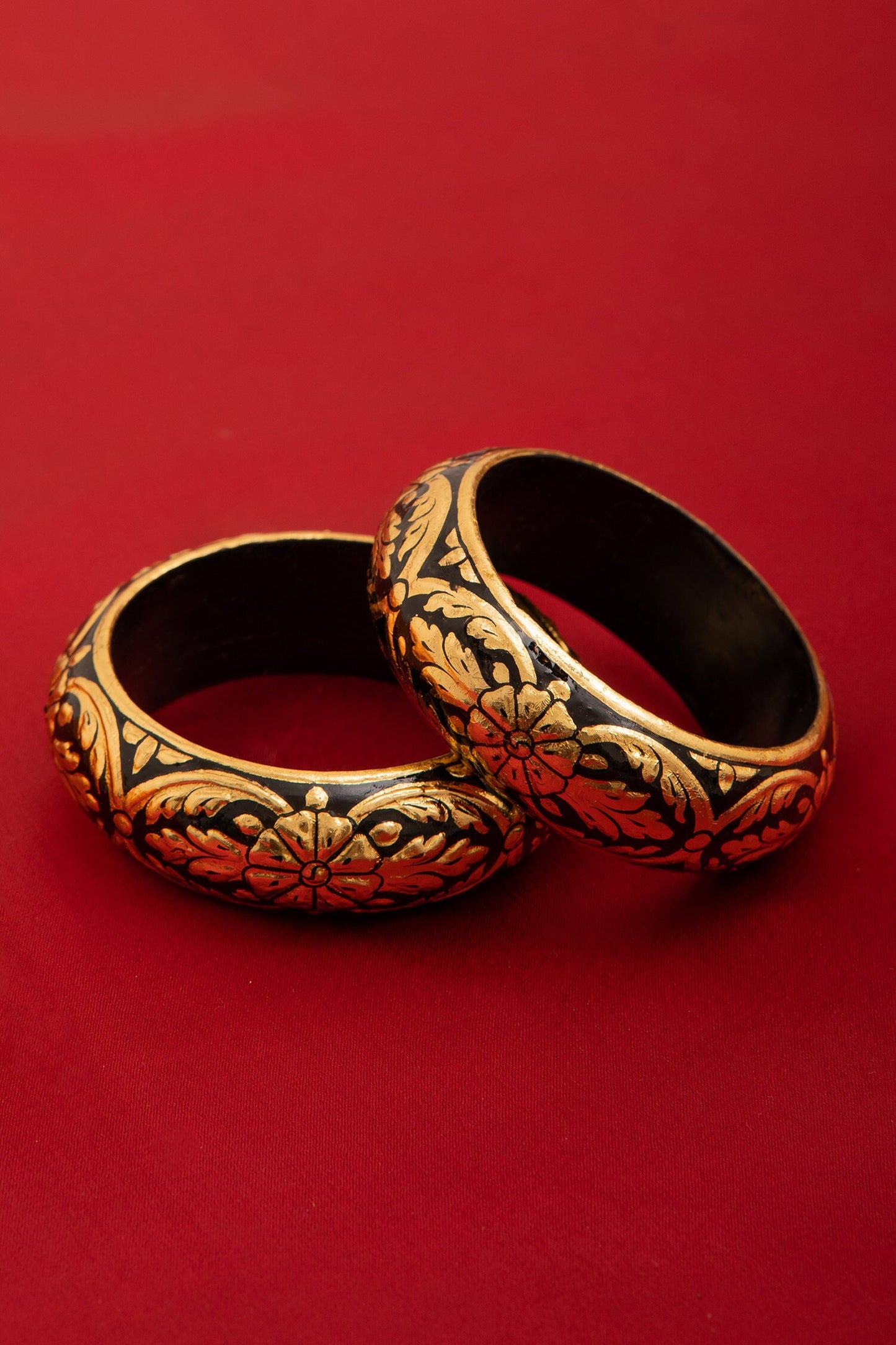 Koyla Floral Pattern Bangle - Single Pc 