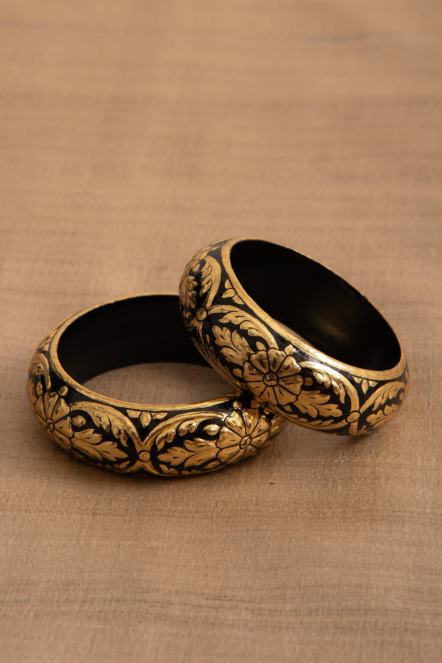 Koyla Floral Pattern Bangle - Single Pc 