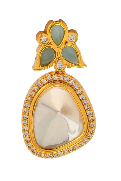 Embellished Polki Stone Earrings 