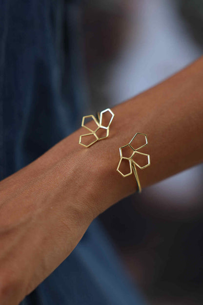 Clio Floral Cutwork Bangle 