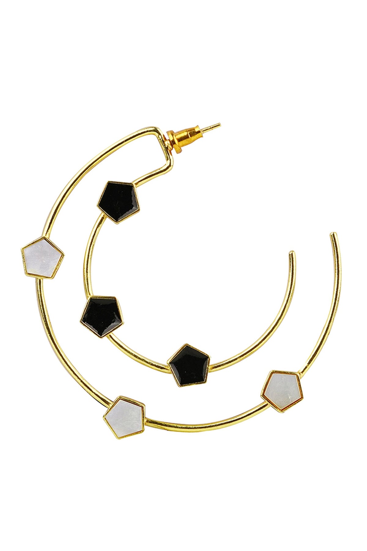 Magnolia Geometric Pattern Hoops 